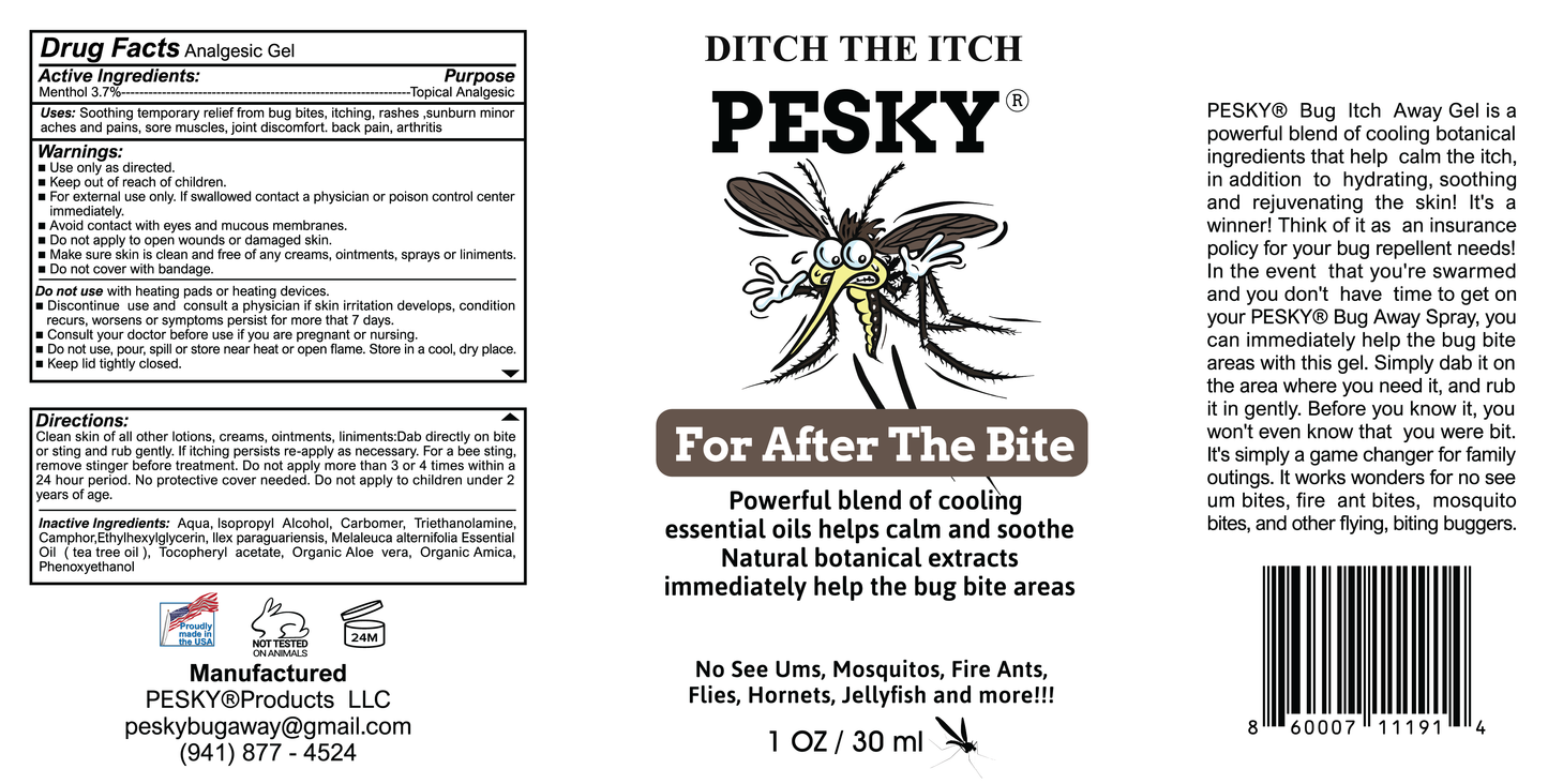 A PESKY® Itch Away For After The Bite