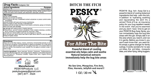 A PESKY® Itch Away For After The Bite