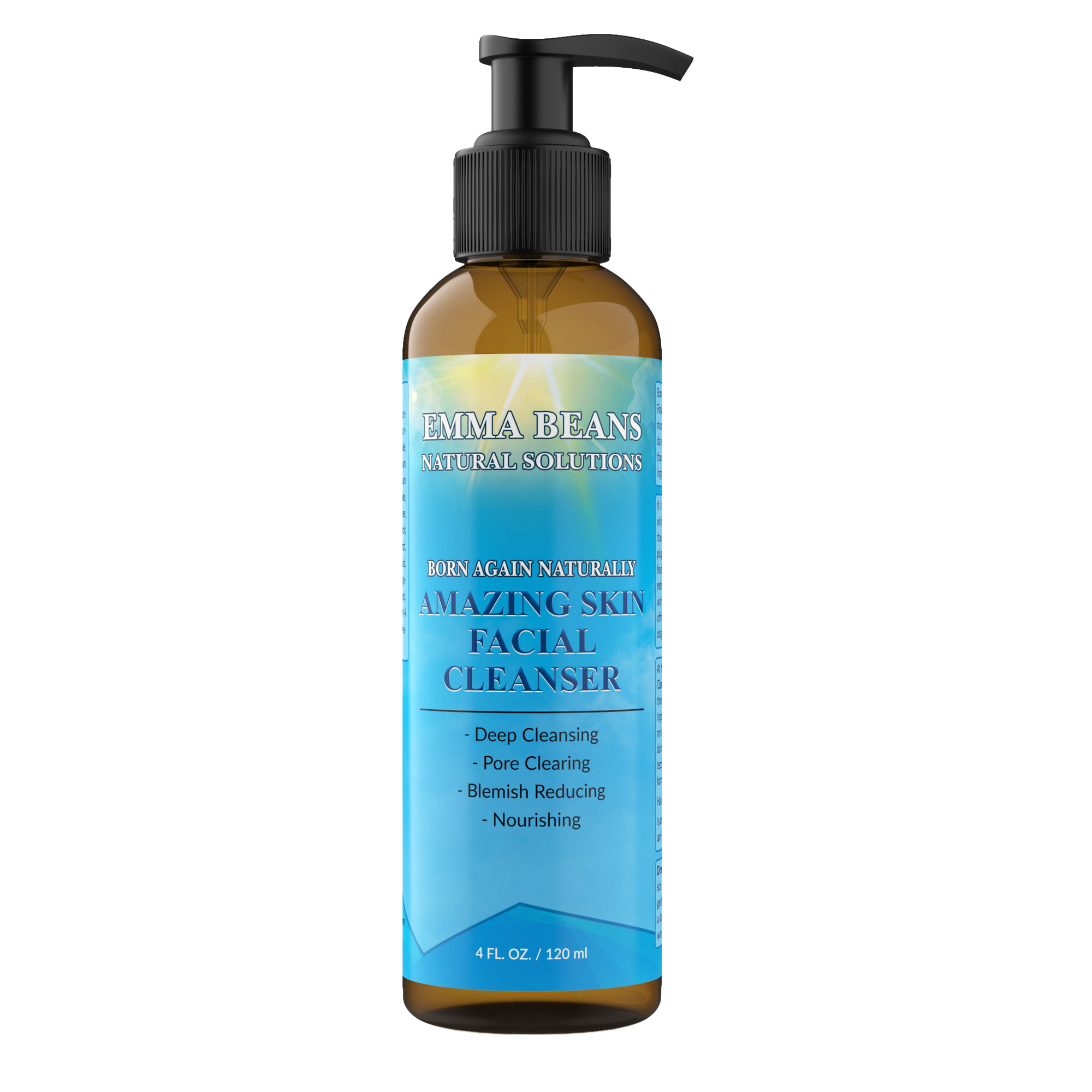 Emma Beans Born Again Naturally  Amazing Skin Facial Cleanser